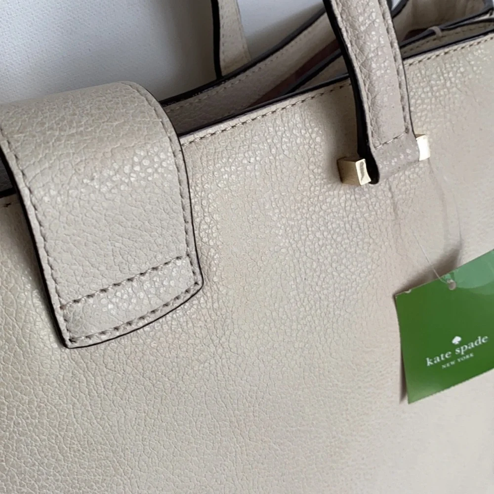 Kate‎ Spade Palma Love Street Cream Satchel, NWT